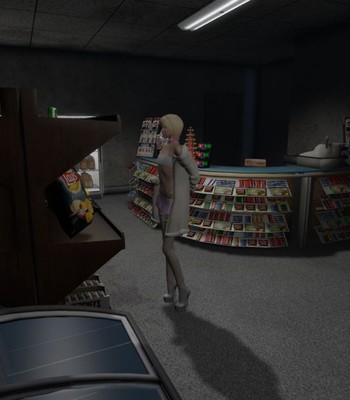(Second Life) Femboy Trissy Interracial - Snack Run 002