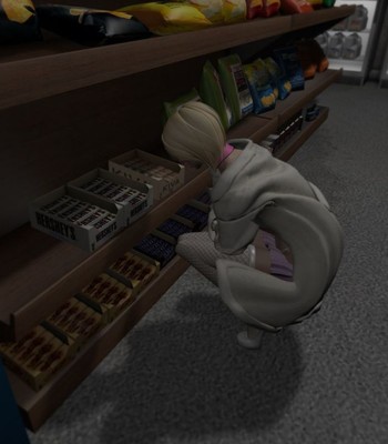 (Second Life) Femboy Trissy Interracial - Snack Run 003