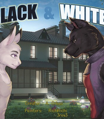Black and white