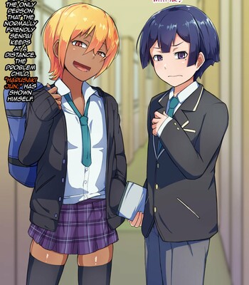 Otokonoko to xx No. 3 ~Kasshoku Inbi na Doukyuusei vs Seijitsu Karin na Seitokaichou~ 006