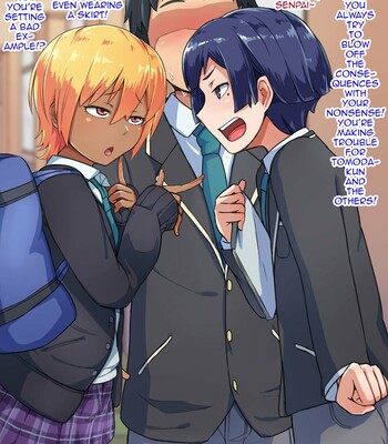 Otokonoko to xx No. 3 ~Kasshoku Inbi na Doukyuusei vs Seijitsu Karin na Seitokaichou~ 010