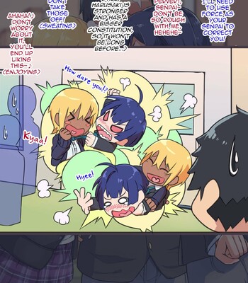 Otokonoko to xx No. 3 ~Kasshoku Inbi na Doukyuusei vs Seijitsu Karin na Seitokaichou~ 012