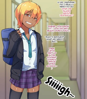 Otokonoko to xx No. 3 ~Kasshoku Inbi na Doukyuusei vs Seijitsu Karin na Seitokaichou~ 031