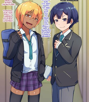 Otokonoko to xx No. 3 ~Kasshoku Inbi na Doukyuusei vs Seijitsu Karin na Seitokaichou~ 032