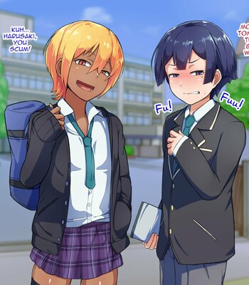 Otokonoko to xx No. 3 ~Kasshoku Inbi na Doukyuusei vs Seijitsu Karin na Seitokaichou~ 082
