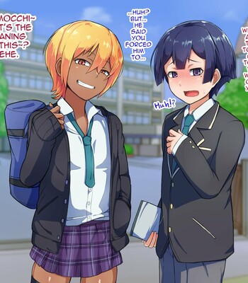 Otokonoko to xx No. 3 ~Kasshoku Inbi na Doukyuusei vs Seijitsu Karin na Seitokaichou~ 083