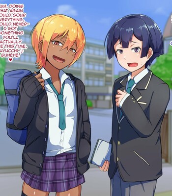 Otokonoko to xx No. 3 ~Kasshoku Inbi na Doukyuusei vs Seijitsu Karin na Seitokaichou~ 085