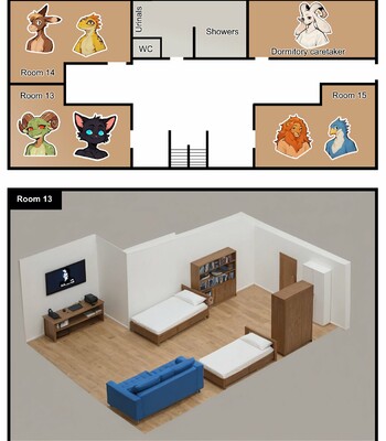 [nonimousmate] Friendly flatmates [AI generated] (English) [ongoing] 035