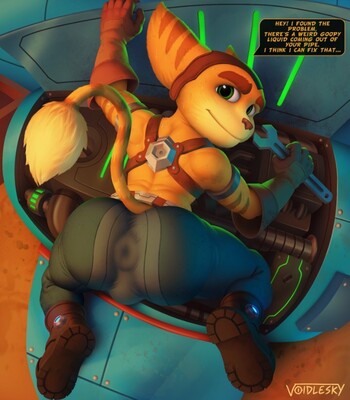 Smoll Lombax Ass by voidlesky