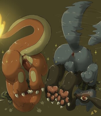 Riolu and Charmander 007