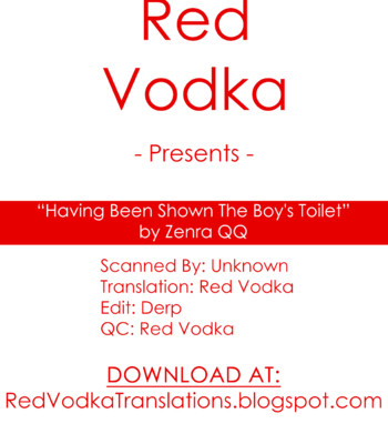 Having been shown the boys toilet 022