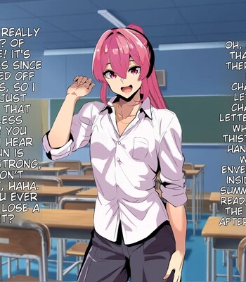 A female boy who lost a fight, a strong male who transferred schools, and a close female friend whom he admires is made to fall for him 009