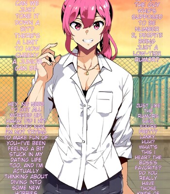 A female boy who lost a fight, a strong male who transferred schools, and a close female friend whom he admires is made to fall for him 026