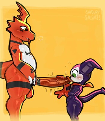 Guilmon x Impmon
