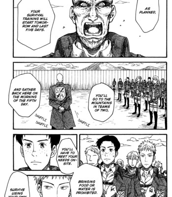 (FALL OF WALL Osaka 2) [MASCARA (Ogami Aki)] Survival (Shingeki no Kyojin) [English] [Baka Dumb Aho Scans] 007
