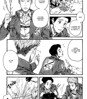 (FALL OF WALL Osaka 2) [MASCARA (Ogami Aki)] Survival (Shingeki no Kyojin) [English] [Baka Dumb Aho Scans] 013