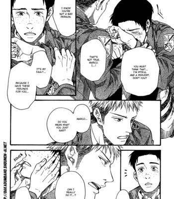 (FALL OF WALL Osaka 2) [MASCARA (Ogami Aki)] Survival (Shingeki no Kyojin) [English] [Baka Dumb Aho Scans] 036