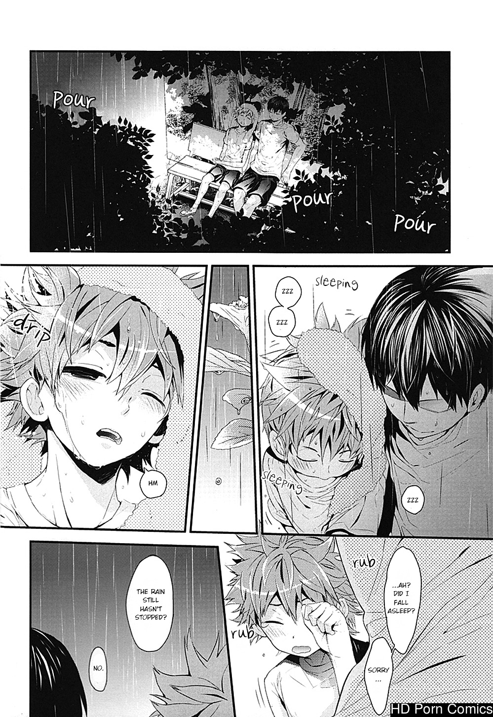 Mizunure chuui! | be careful not to get wet! (haikyuu!!) [hq!! scans] 008