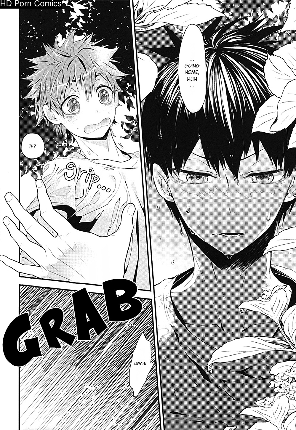 Mizunure chuui! | be careful not to get wet! (haikyuu!!) [hq!! scans] 010