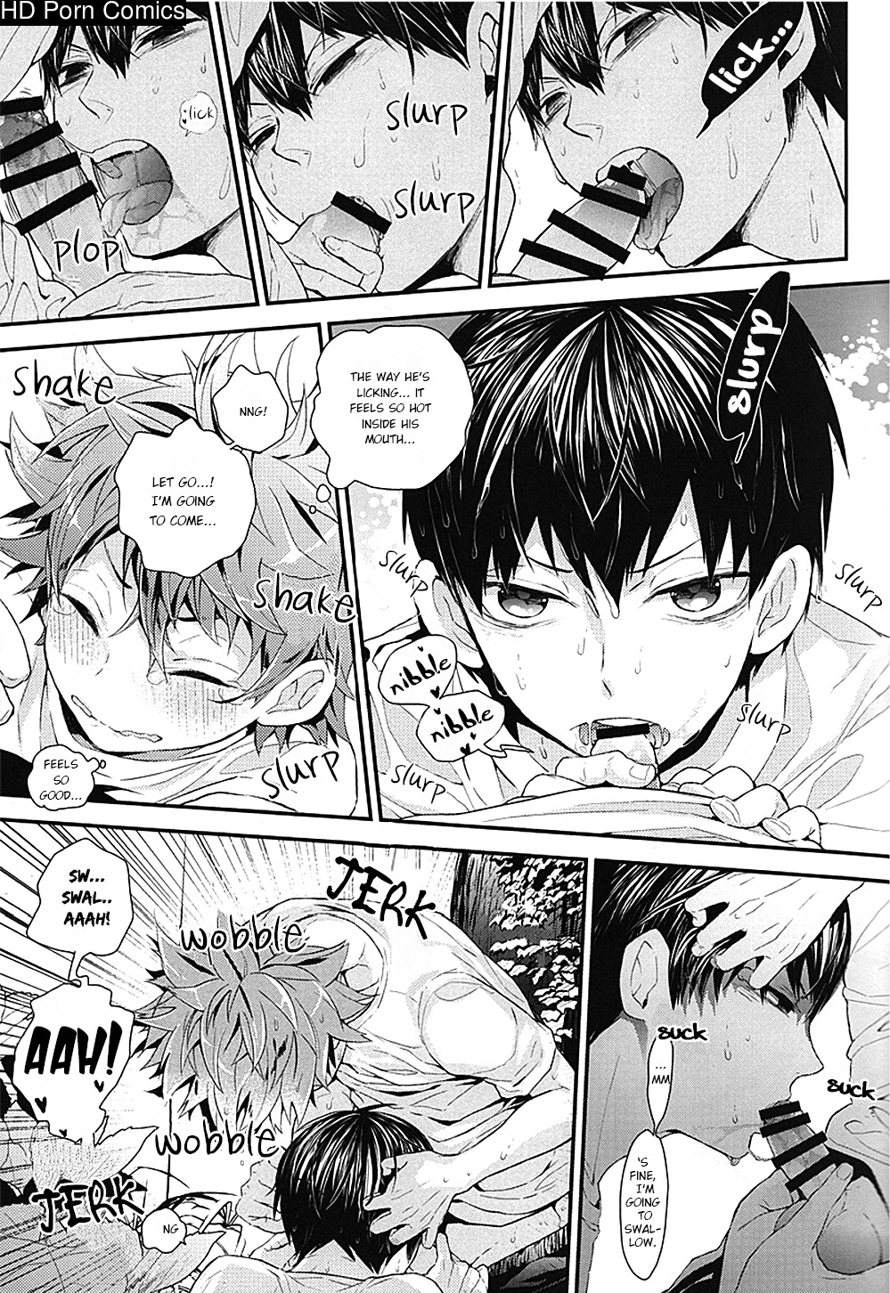 Mizunure chuui! | be careful not to get wet! (haikyuu!!) [hq!! scans] 015