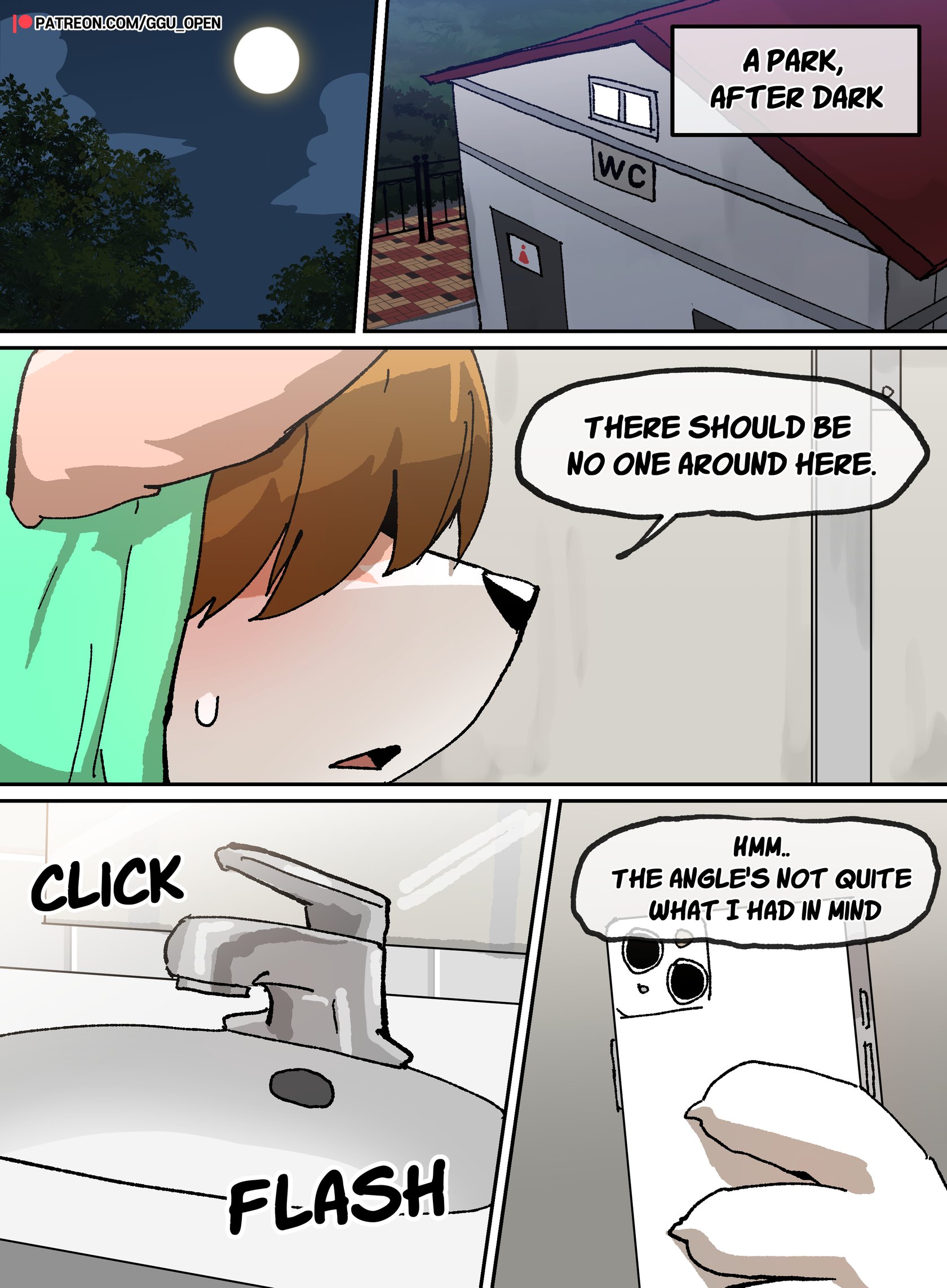 sex in the bathroom and in the square! 014