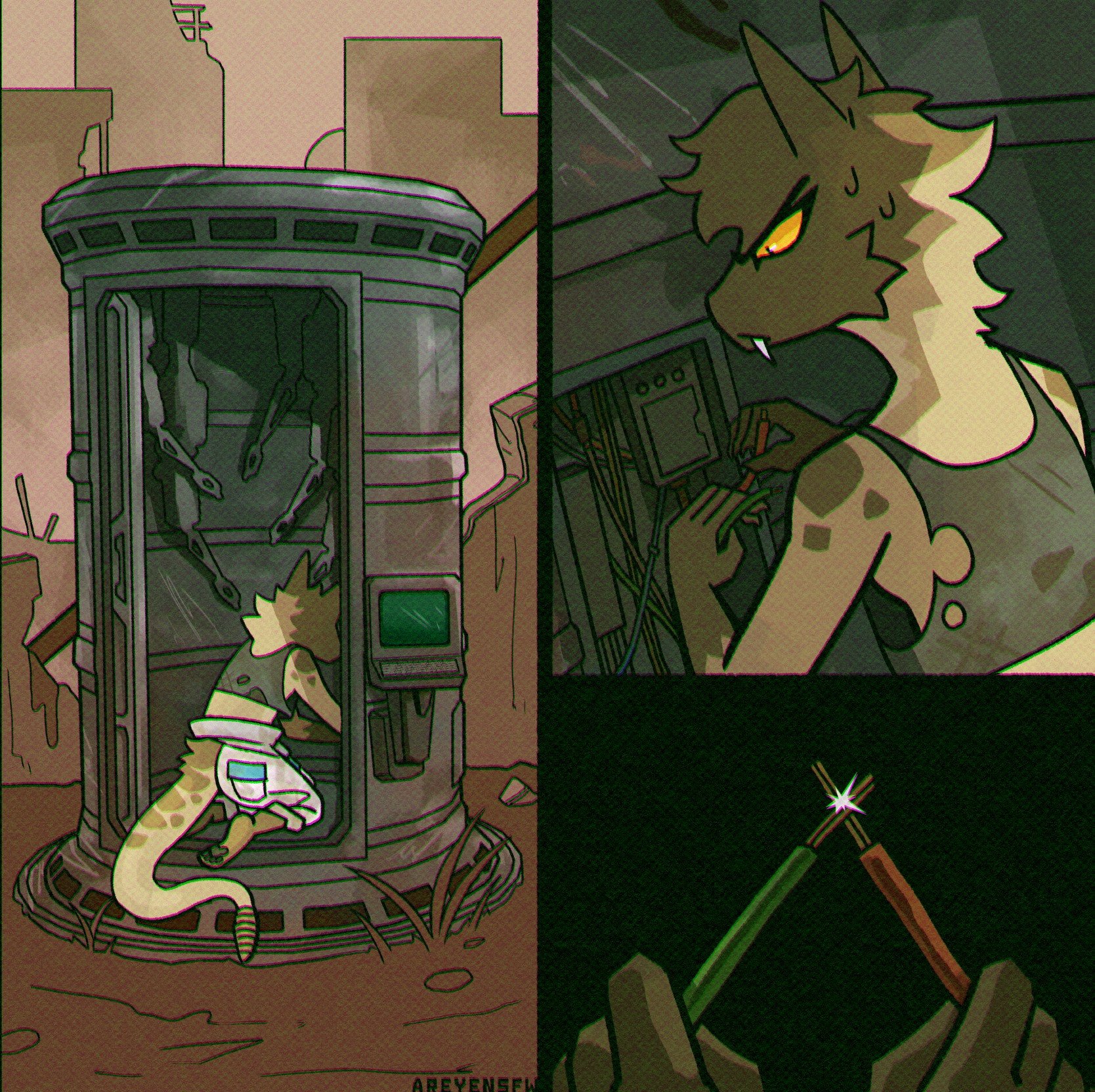 Filling him up Fallout Style 001