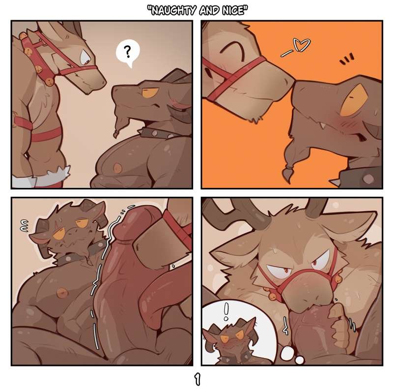 [Wolfanine] "Naughty and Nice" 001