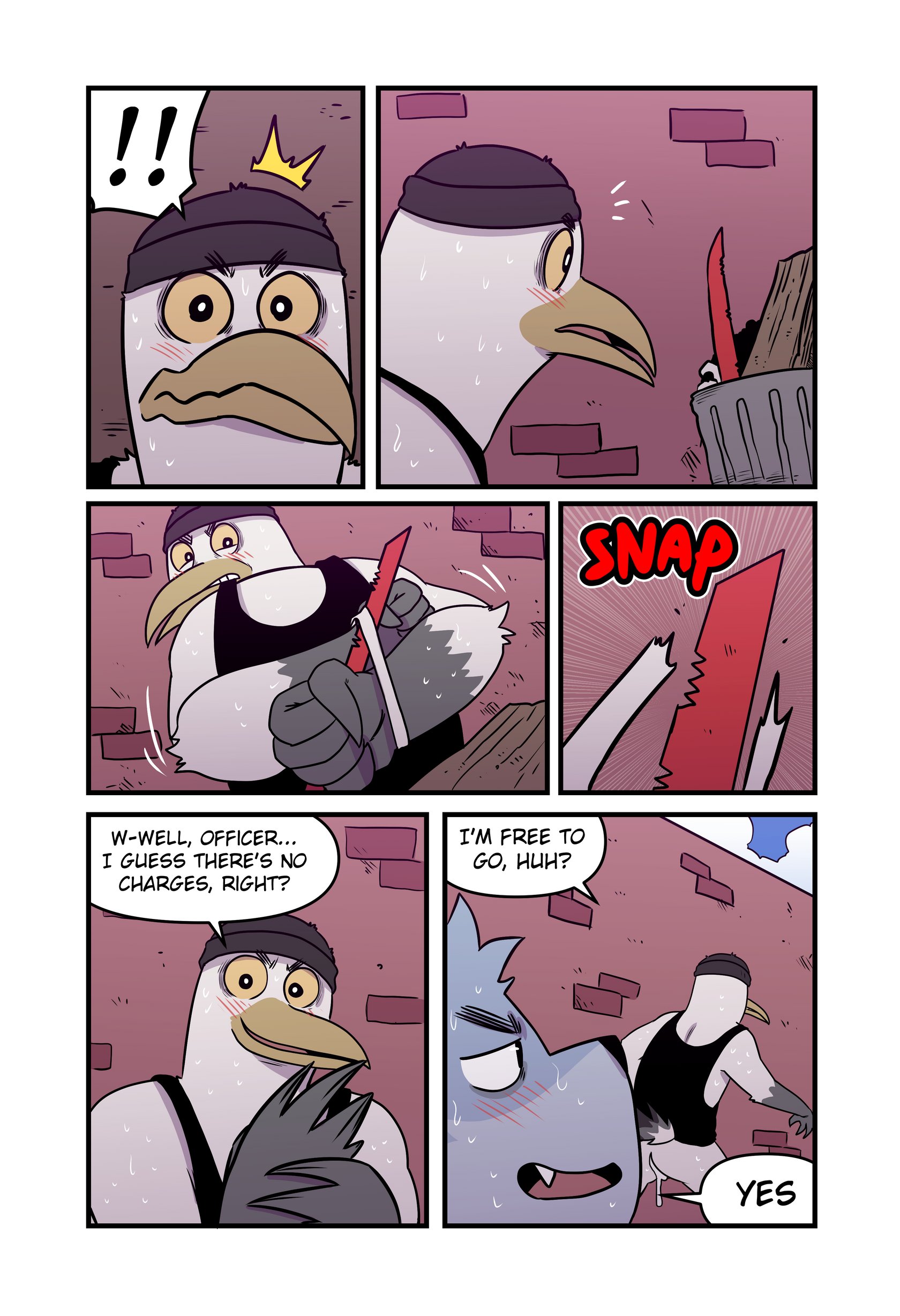 The seagull thief and the wolf cop 011