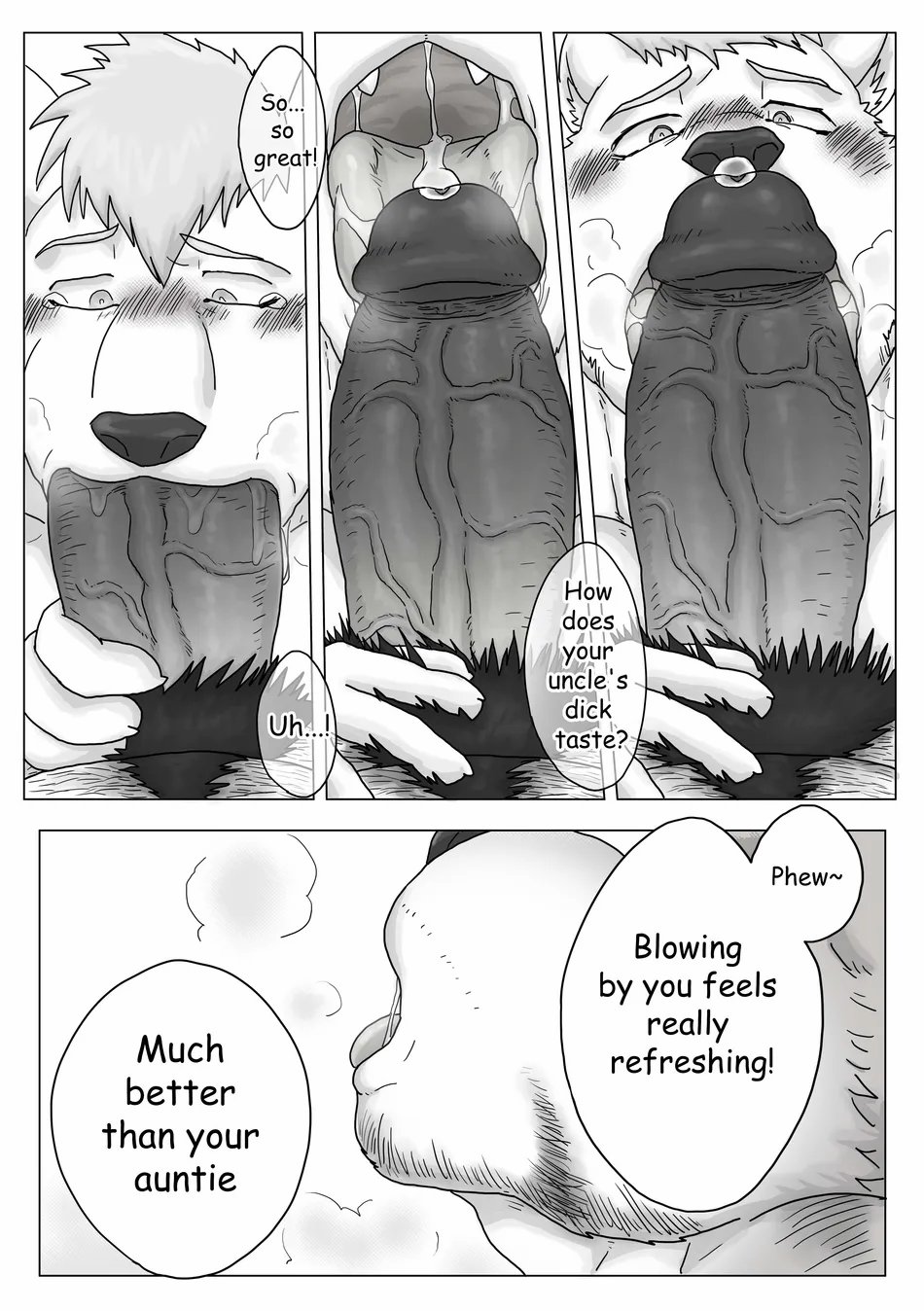 My hometown‘s uncle is a Horny Hung!! 018