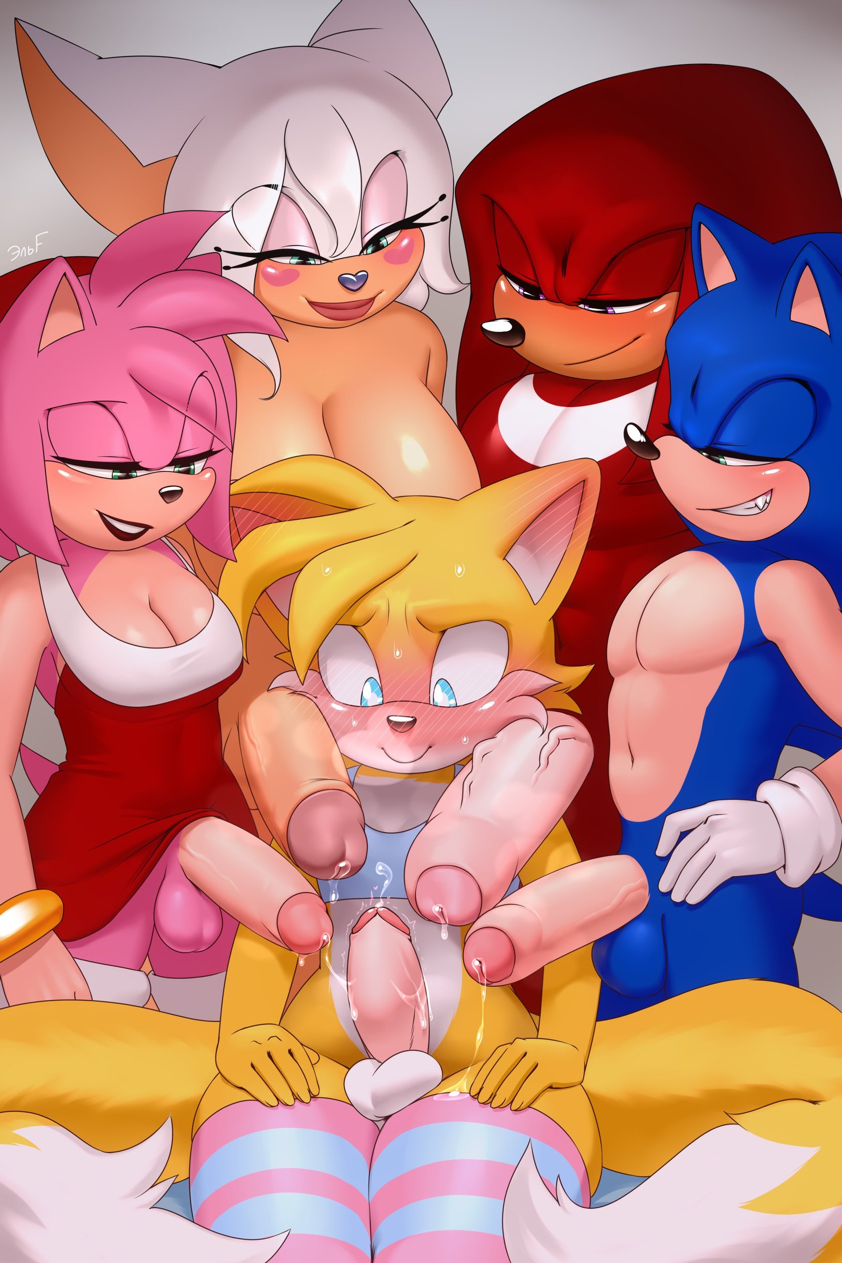 Sonic N' Company Gangbang Tails 001