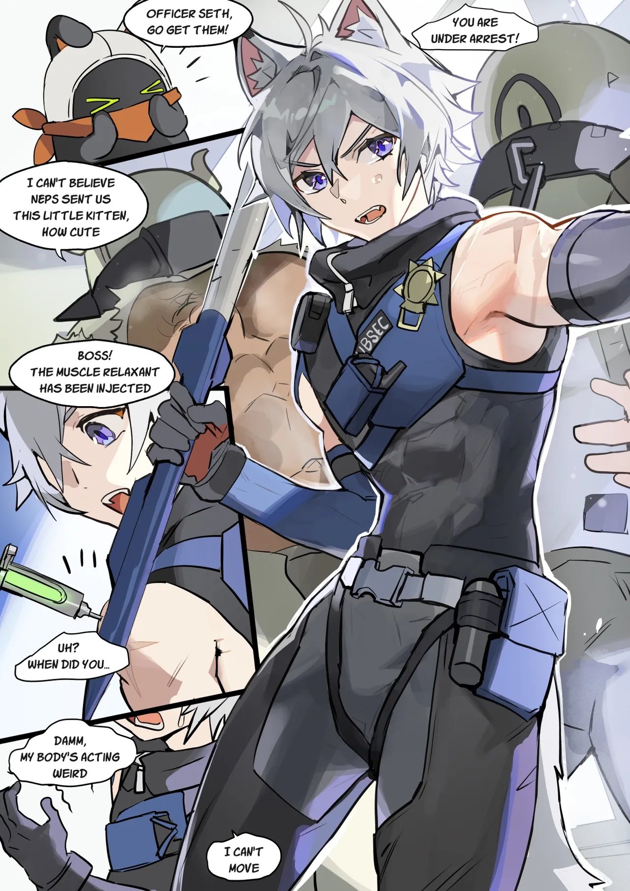 Officer Seth Is Under Arrest! 001