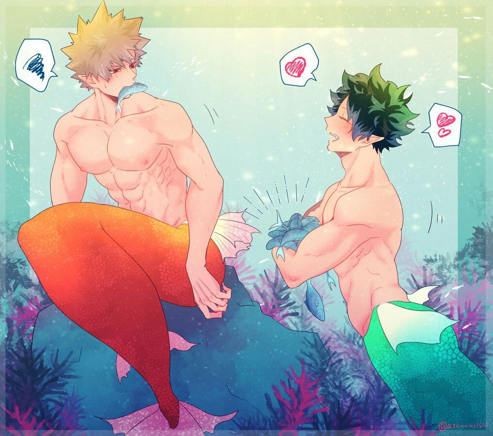 [Asanuno] Mermaid DeKatsu Misunderstanding – Boku No Hero Academia 001