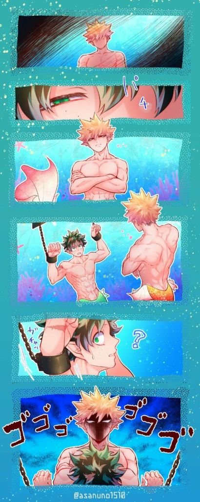 [Asanuno] Mermaid DeKatsu Misunderstanding – Boku No Hero Academia 013