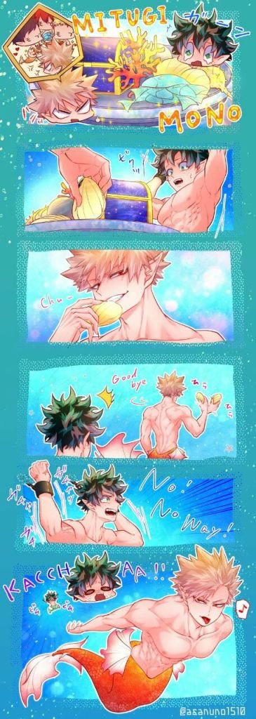 [Asanuno] Mermaid DeKatsu Misunderstanding – Boku No Hero Academia 015