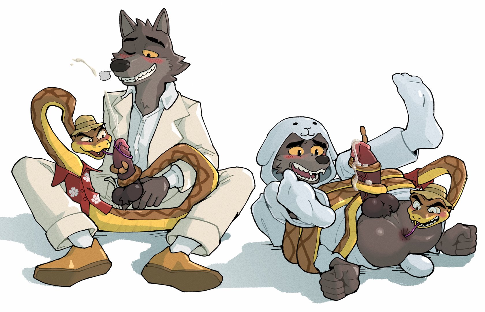 Mr. Wolf X Mr. Snake X Nick Wilde 001