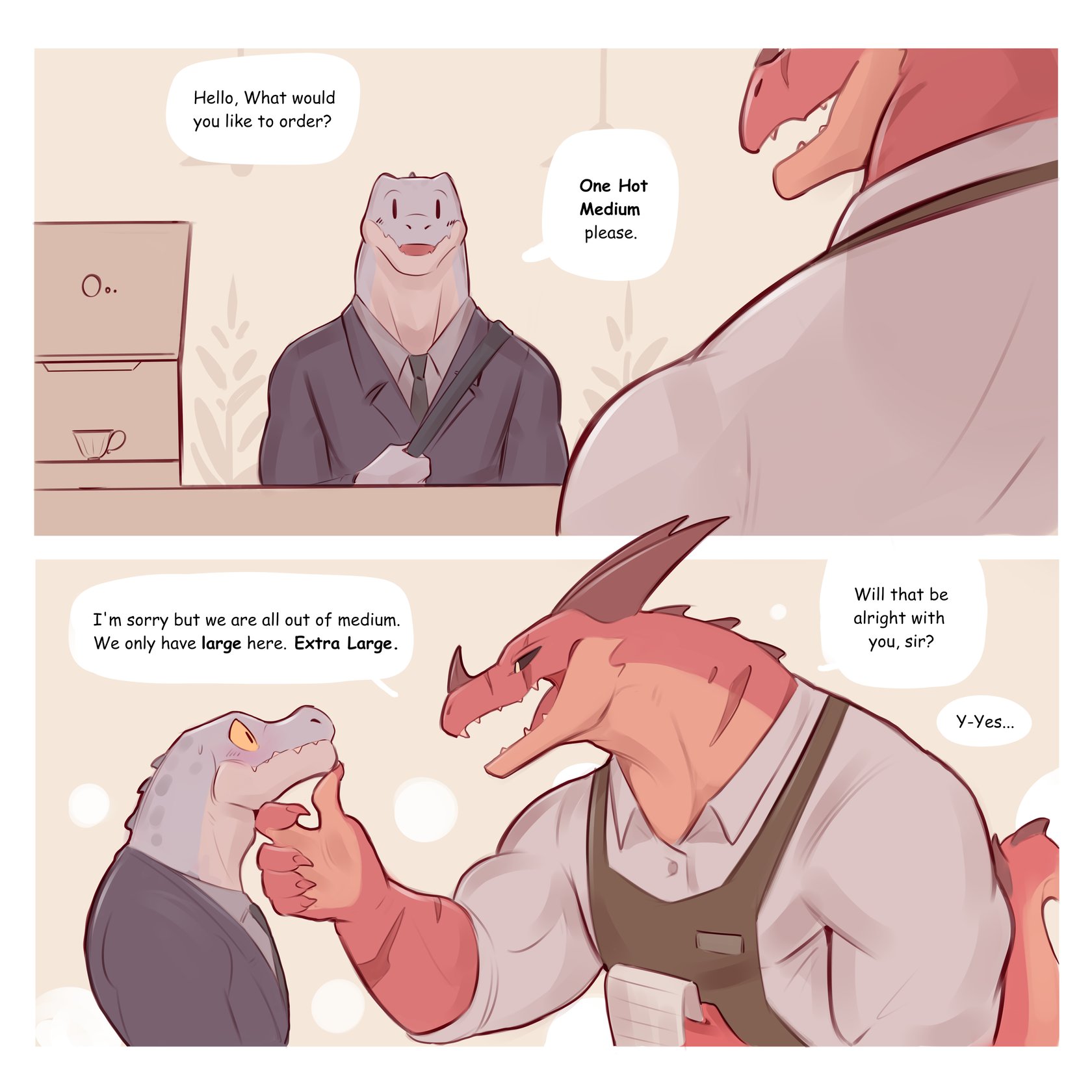 [wolfanine] "One Large Please" 001
