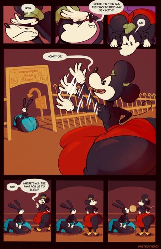 Mickey Mouse and Oswald the Rabbit in: Public Use 008