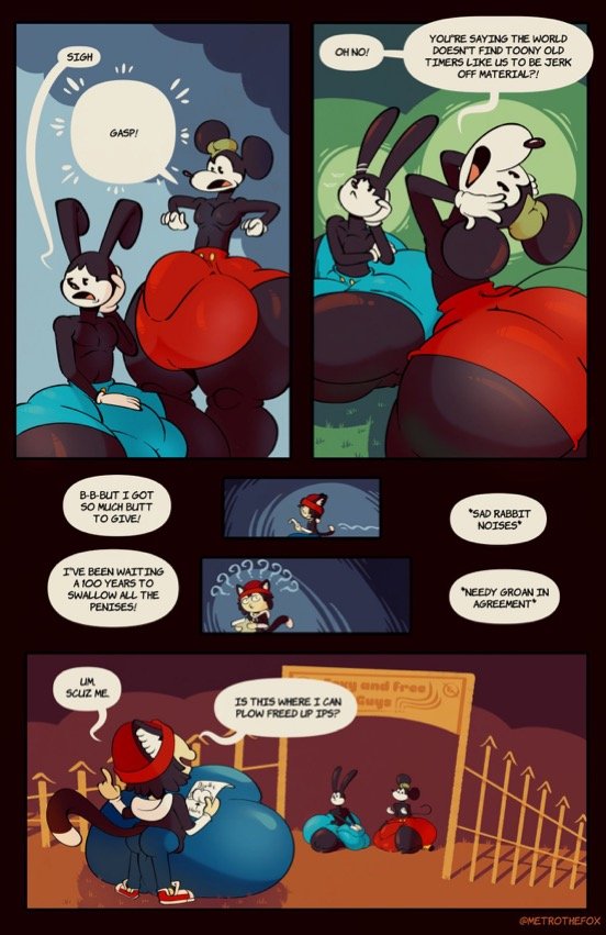Mickey Mouse and Oswald the Rabbit in: Public Use 009