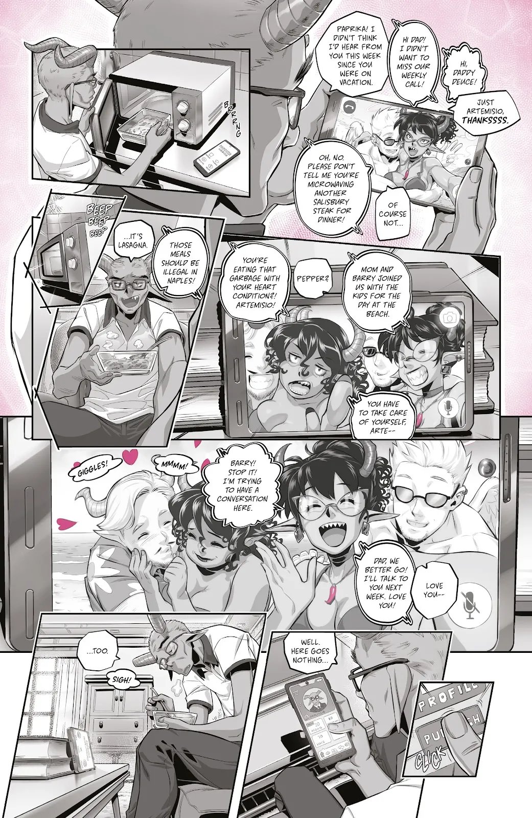 Sweet Paprika: Black White Pink One-Shot 005