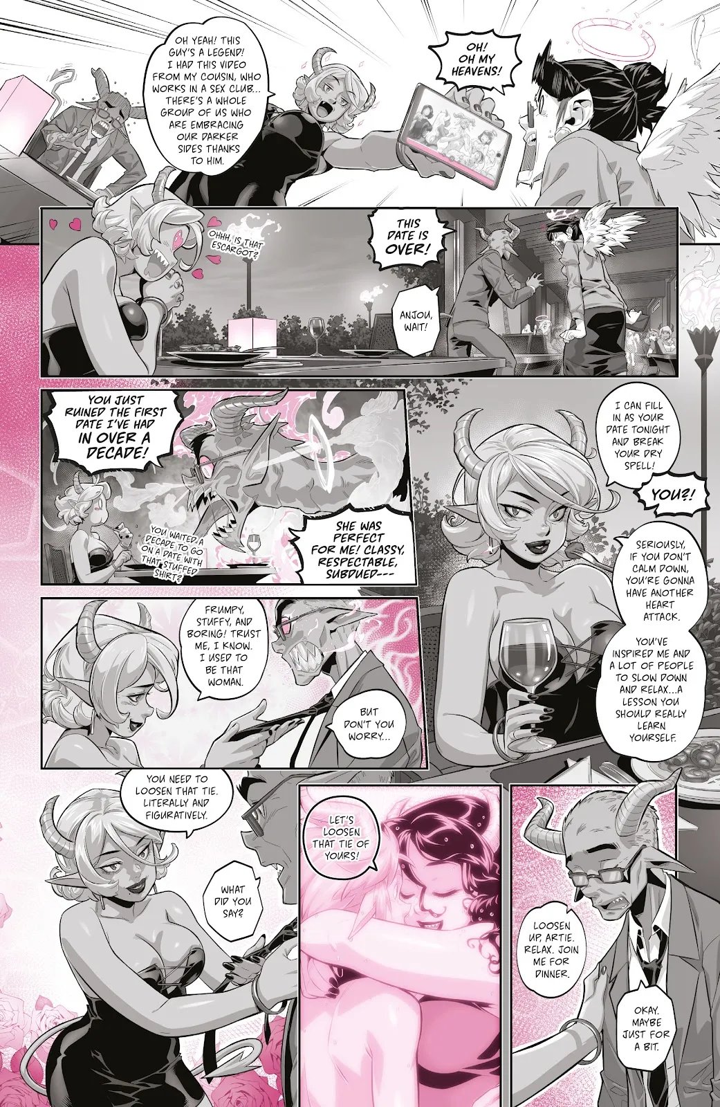 Sweet Paprika: Black White Pink One-Shot 008
