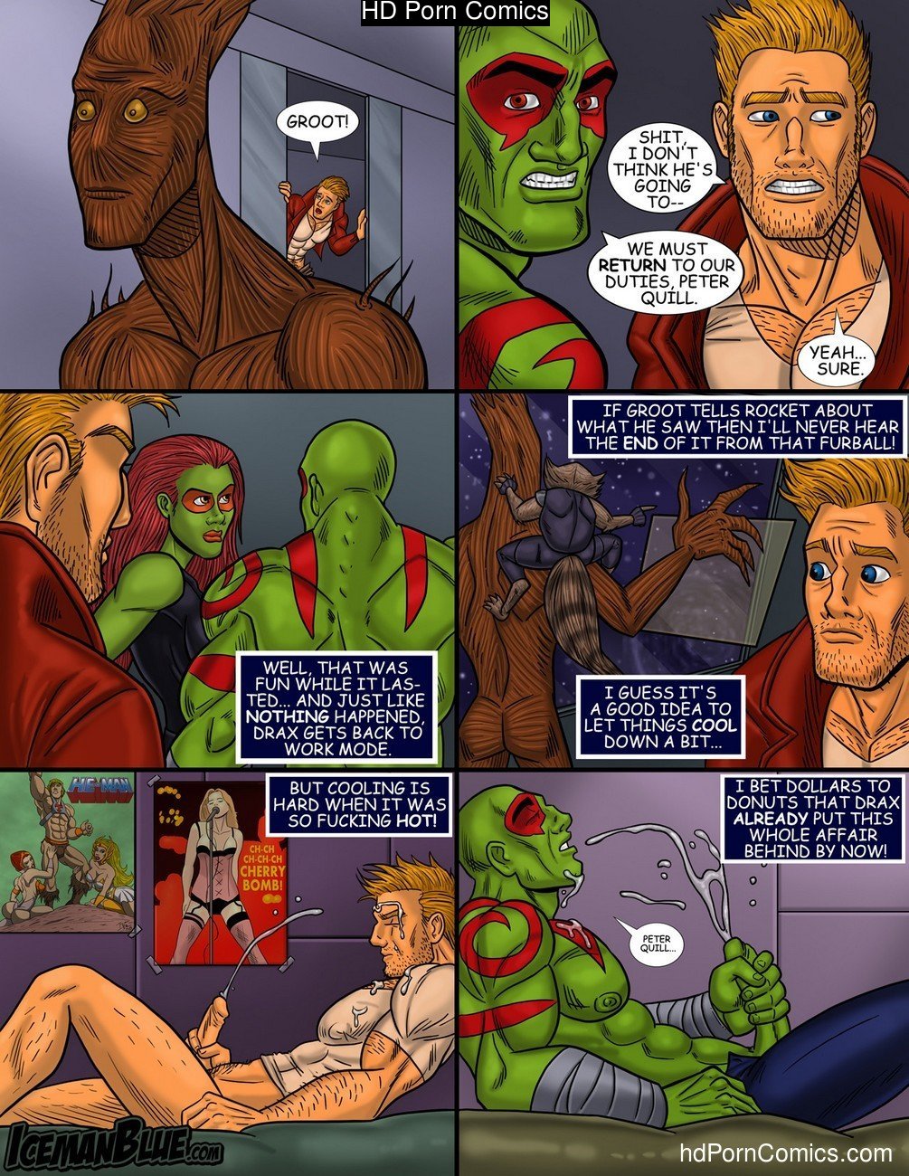 iceman blue and gay superhero stuff 220