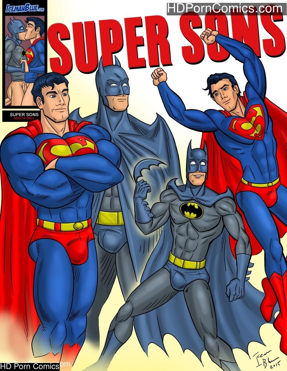 iceman blue and gay superhero stuff 236