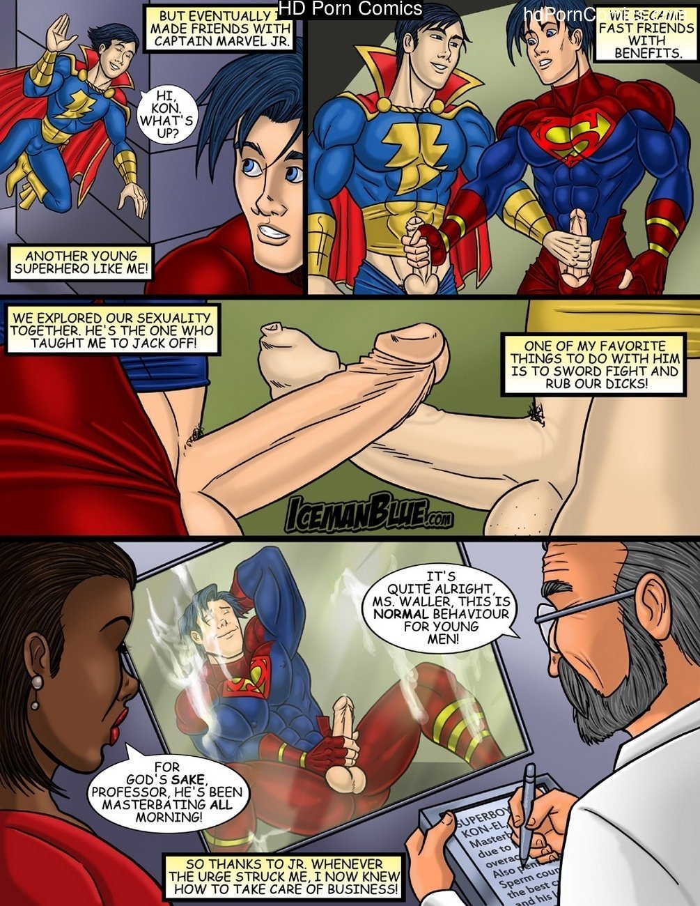 iceman blue and gay superhero stuff 333