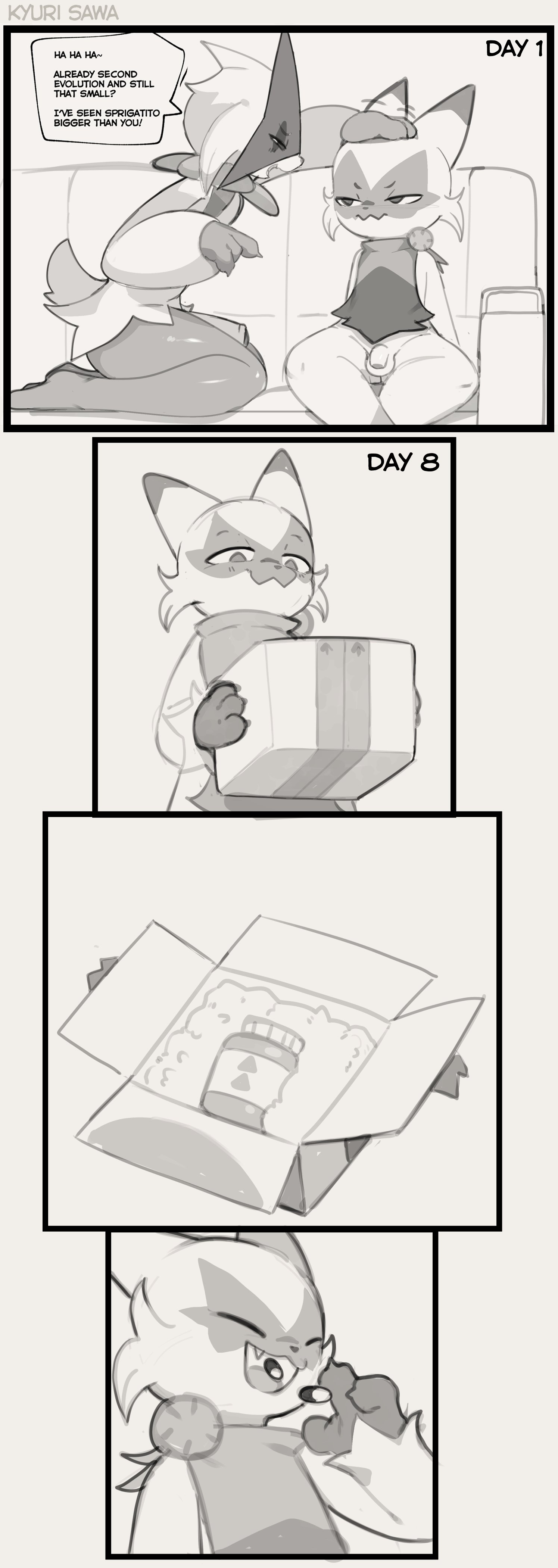 Floragato Growth Comic 001