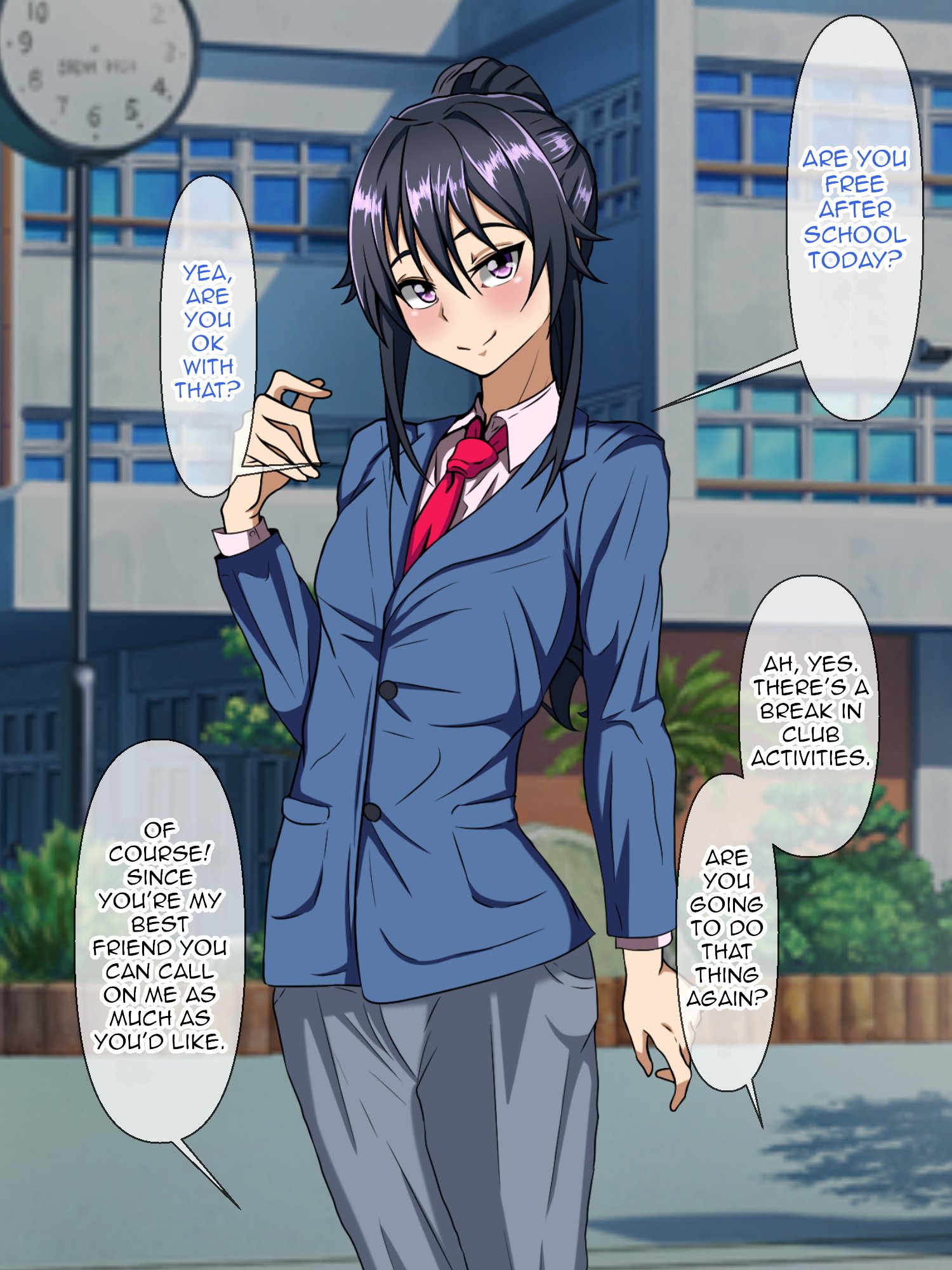 Wafuukei Osananajimi wa Kokujin Ryuugakusei ni Netorareru 005