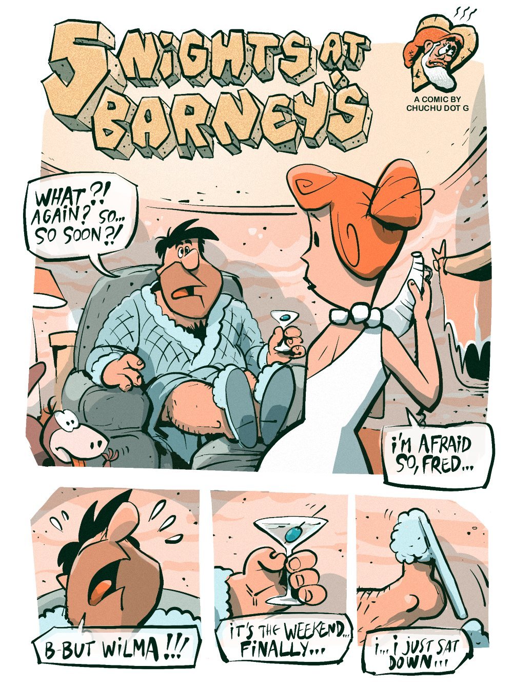 chuchugelee: 5 nights at barney's ongoing 014