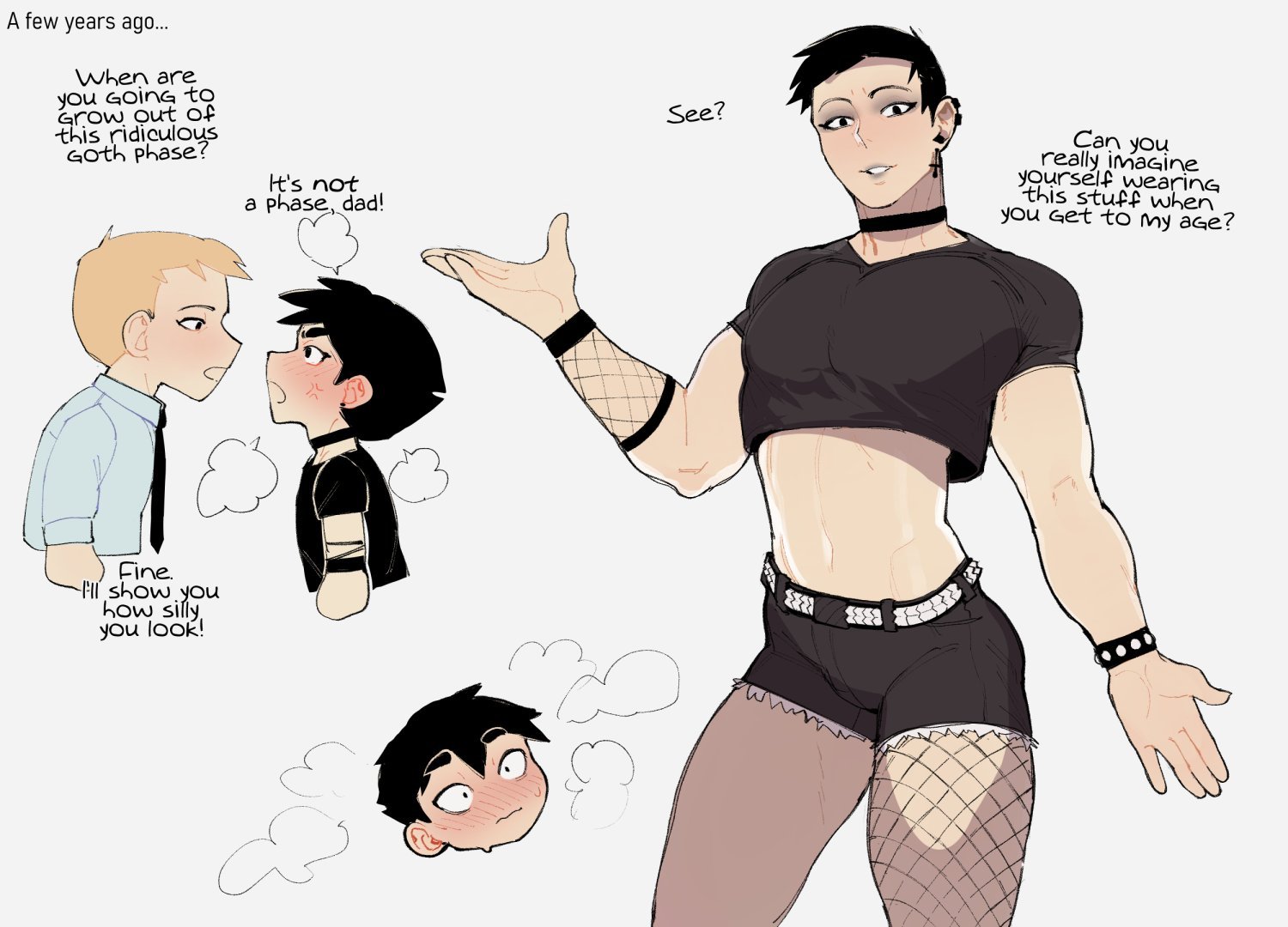 Dad n son [cheesecrumbles] 001