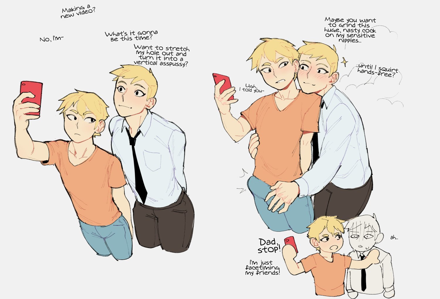 Dad n son [cheesecrumbles] 003