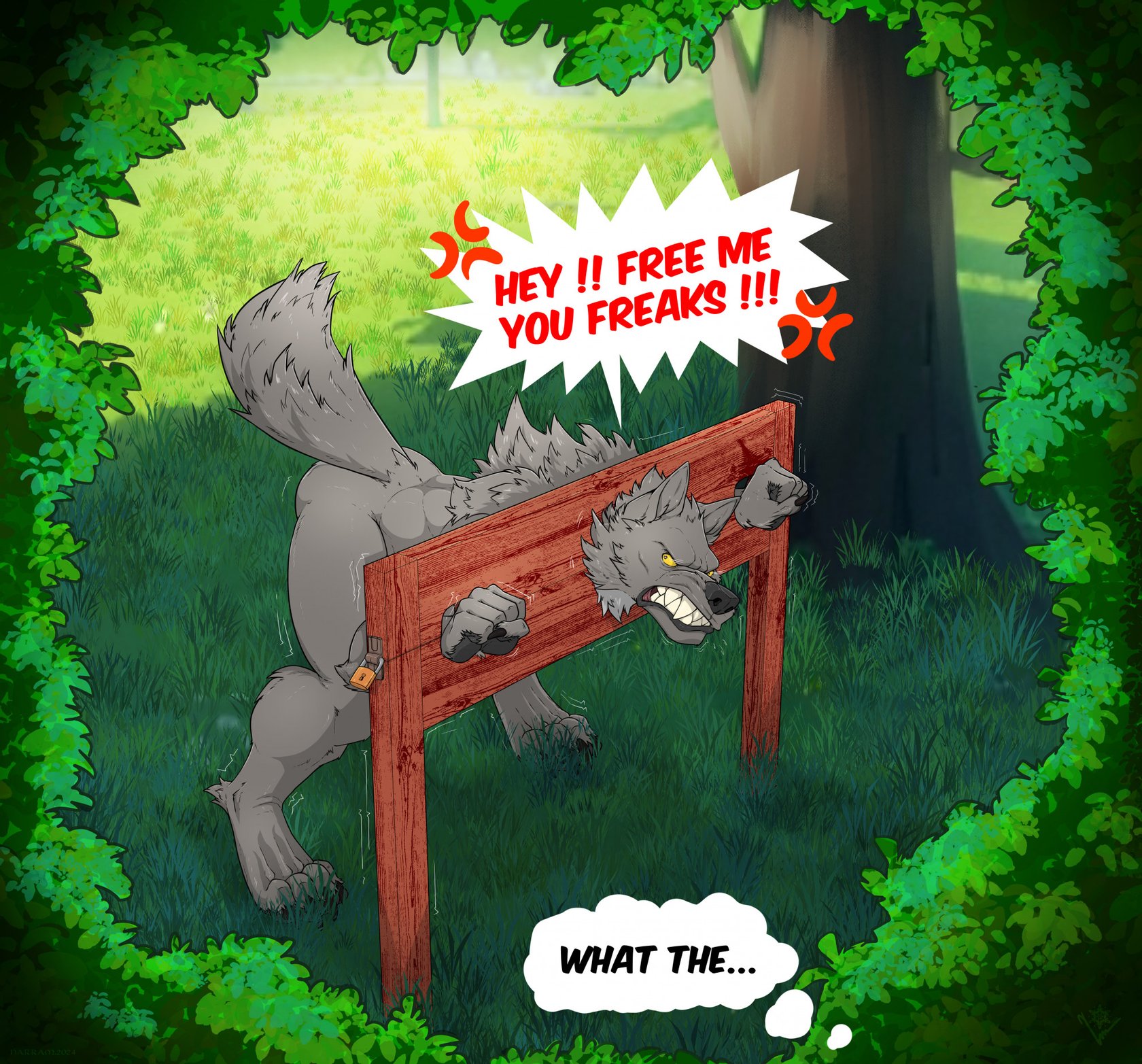 Hidden In A Bush 001
