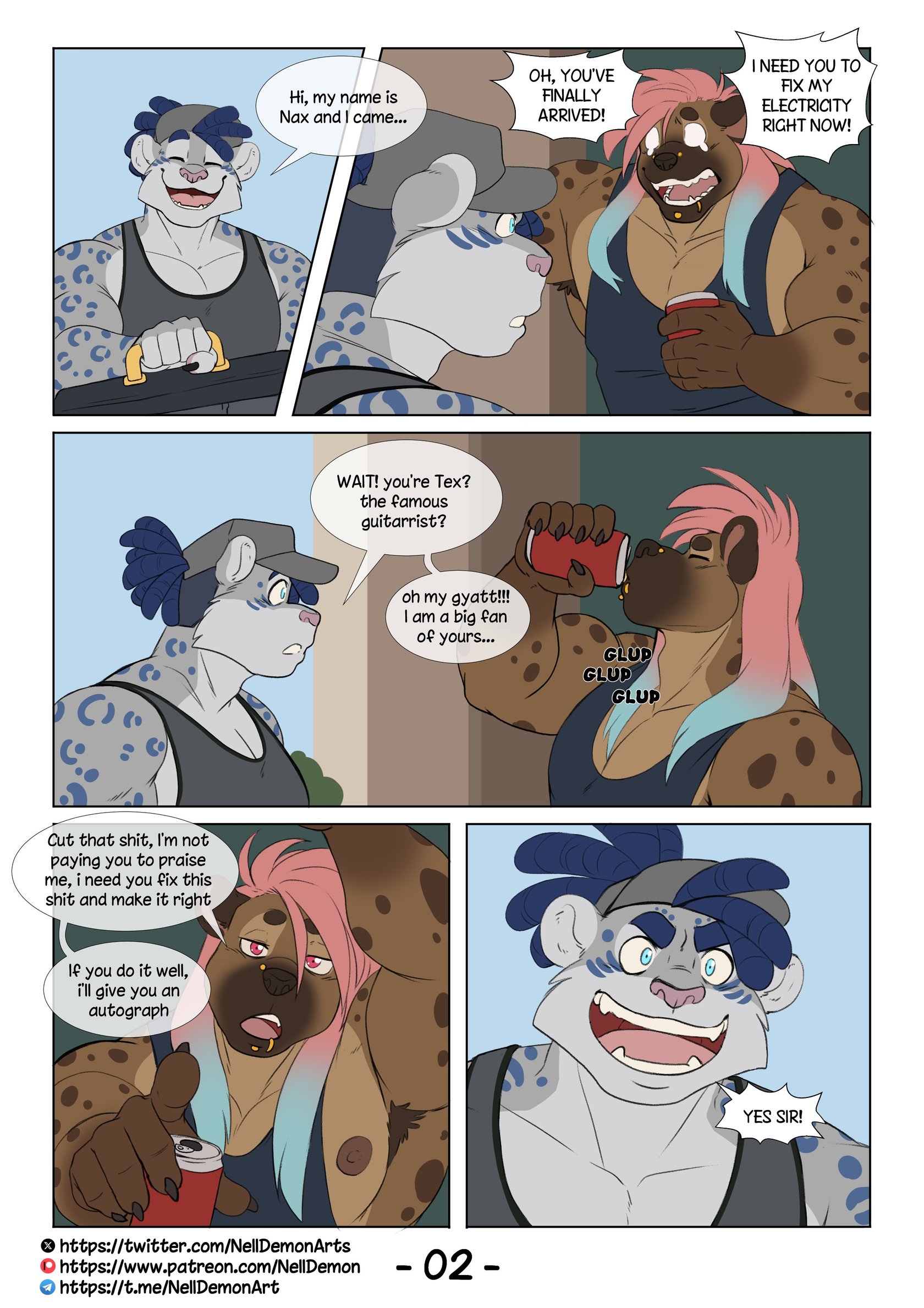 Handy Hunk - Chapter 2: Electricity⚡️ (ongoing) 002